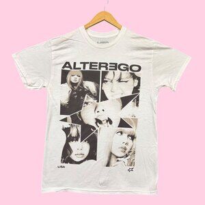 Lisa Rockstar Alter Ego K-Pop Album Poster Tee M